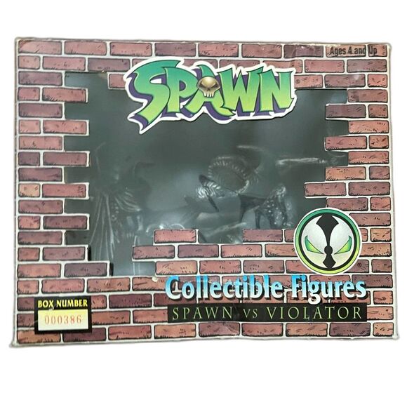 Vintage 1994 Todd Toys Limited Run Spawn vs Violator Numbered Box Set Figures - Picture 1 of 9